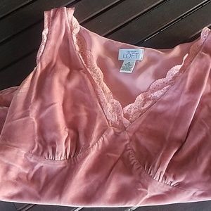 Ann Taylor Loft Velvet camisole